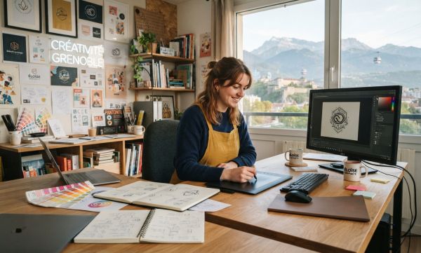 Studio graphique à grenoble : découvrez l'univers d'Éloïse