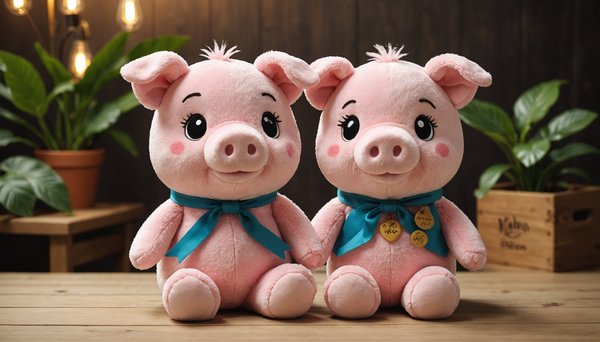 La peluche cochon vaiana : douceur et réconfort pour enfants