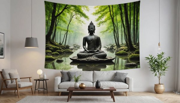 Tenture murale zen : créez un havre de paix chez vous